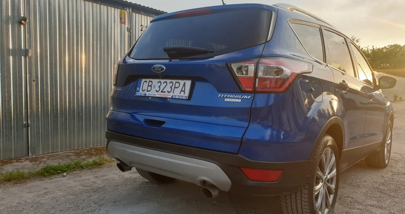 Ford Escape cena 65400 przebieg: 102000, rok produkcji 2017 z Bydgoszcz małe 154